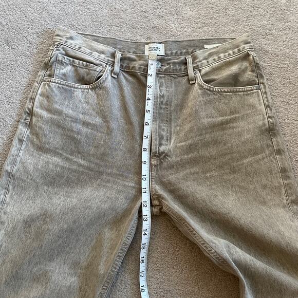 Citizens of Humanity Jolene in Ponytail Rigid High Rise Vintage Slim Jeans Sz 30 - Picture 10 of 12